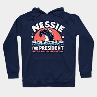 Nessie for President Hoodie